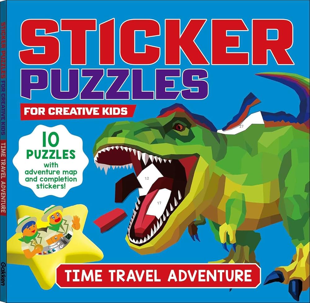 STICKER PUZZLES; TIME TRAVEL ADVENTURE: For Creative Kids (3